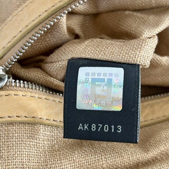 Ltd Edition Fendi Doctor Bag (Adele) Selleria Raffia Neutrals - Picture 12 of 15